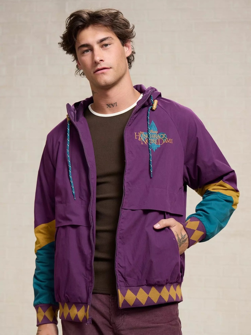 Disney The Hunchback of Notre Dame Colorblock Windbreaker